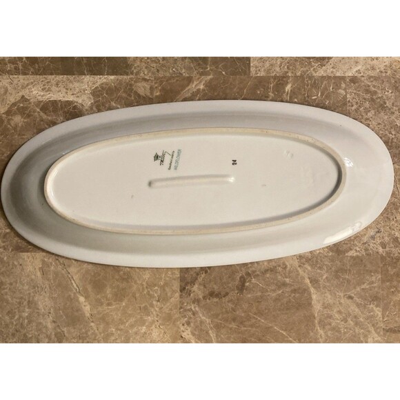 TK Thun Czechoslovakia China, Oval Platter, Vintage Wildflower 12” X 5.25” - Picture 5 of 10